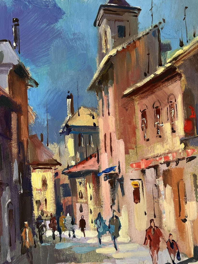 Oil painting Working Days of a Busy City Yuriy Suprunchuk - 8