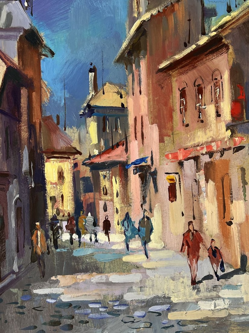 Oil painting Working Days of a Busy City Yuriy Suprunchuk - 9