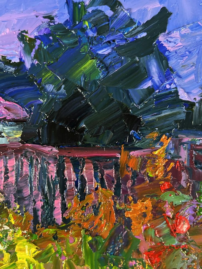 Oil painting Flowers near the yard Boris Serdyuk - 9