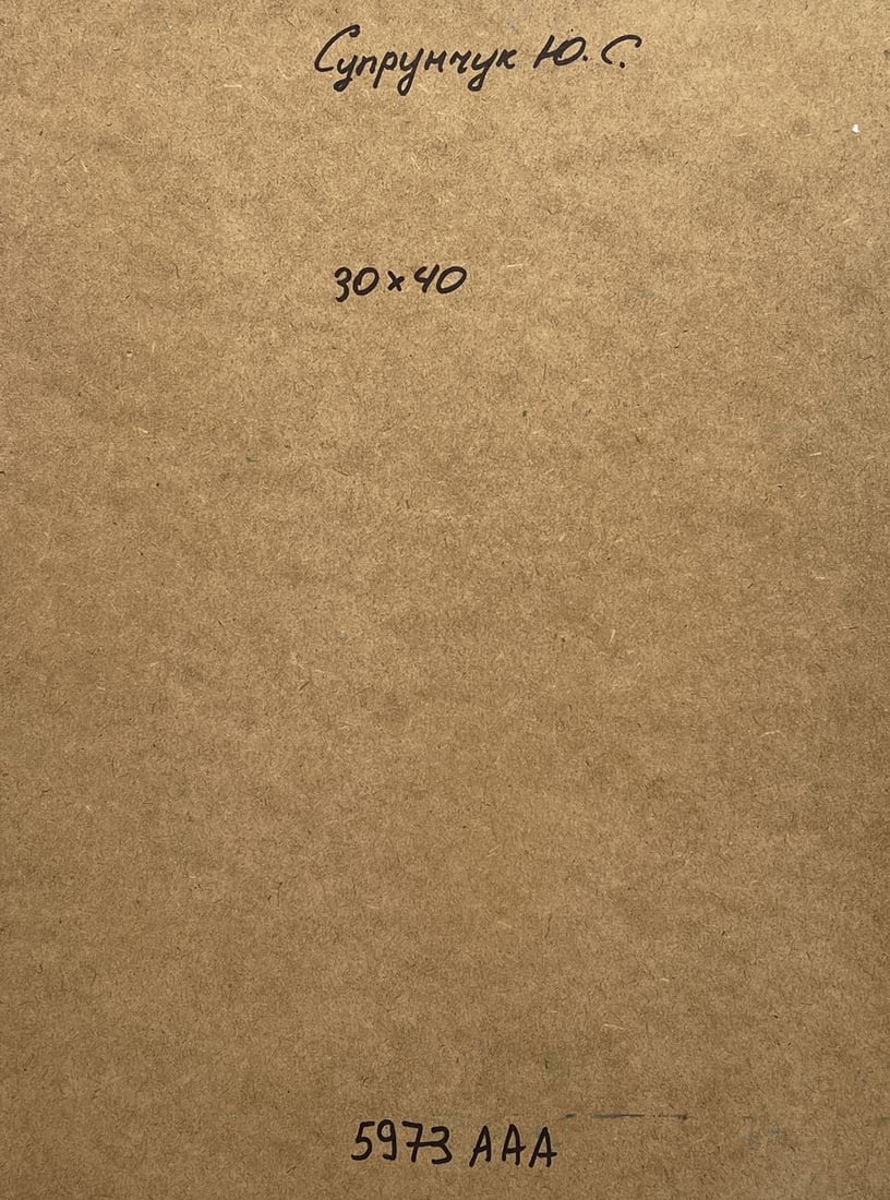 Oil painting Autumn old town street Yuriy Suprunchuk - 11