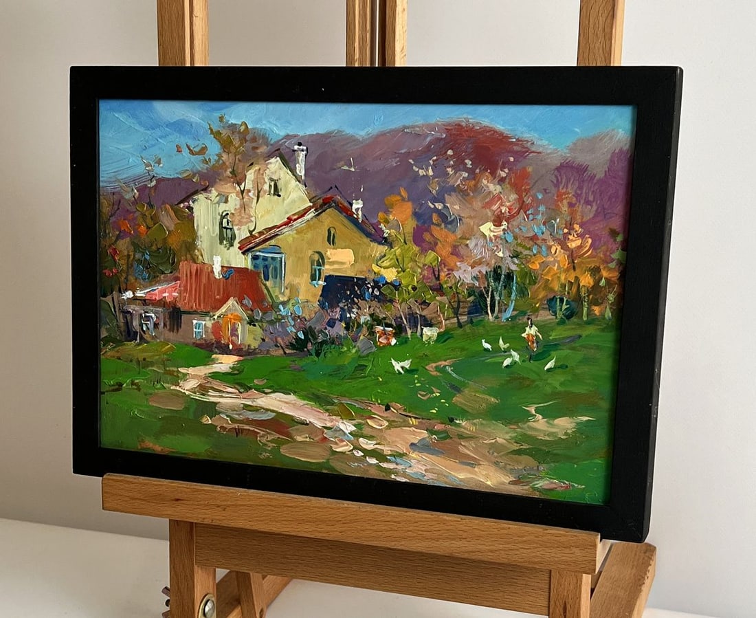 Oil painting Country house Yuriy Suprunchuk - 2