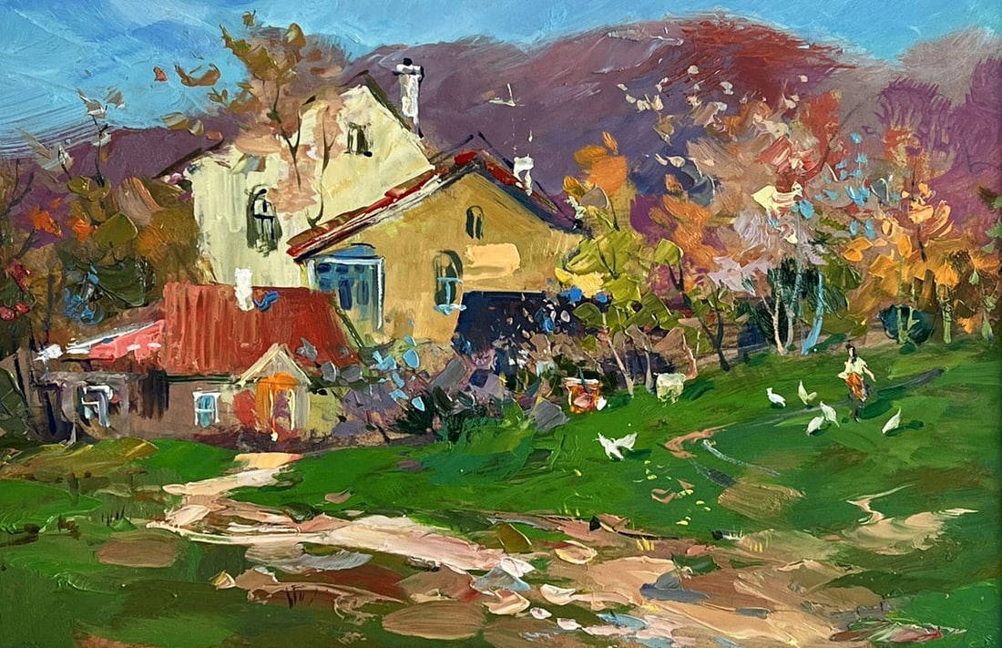 Oil painting Country house Yuriy Suprunchuk - 3