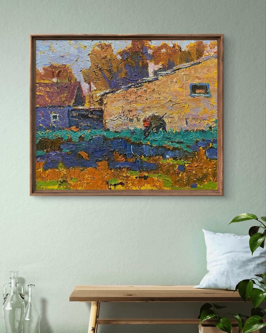 Oil painting Sunny day in the garden Oleksiy Ivanyuk - 2