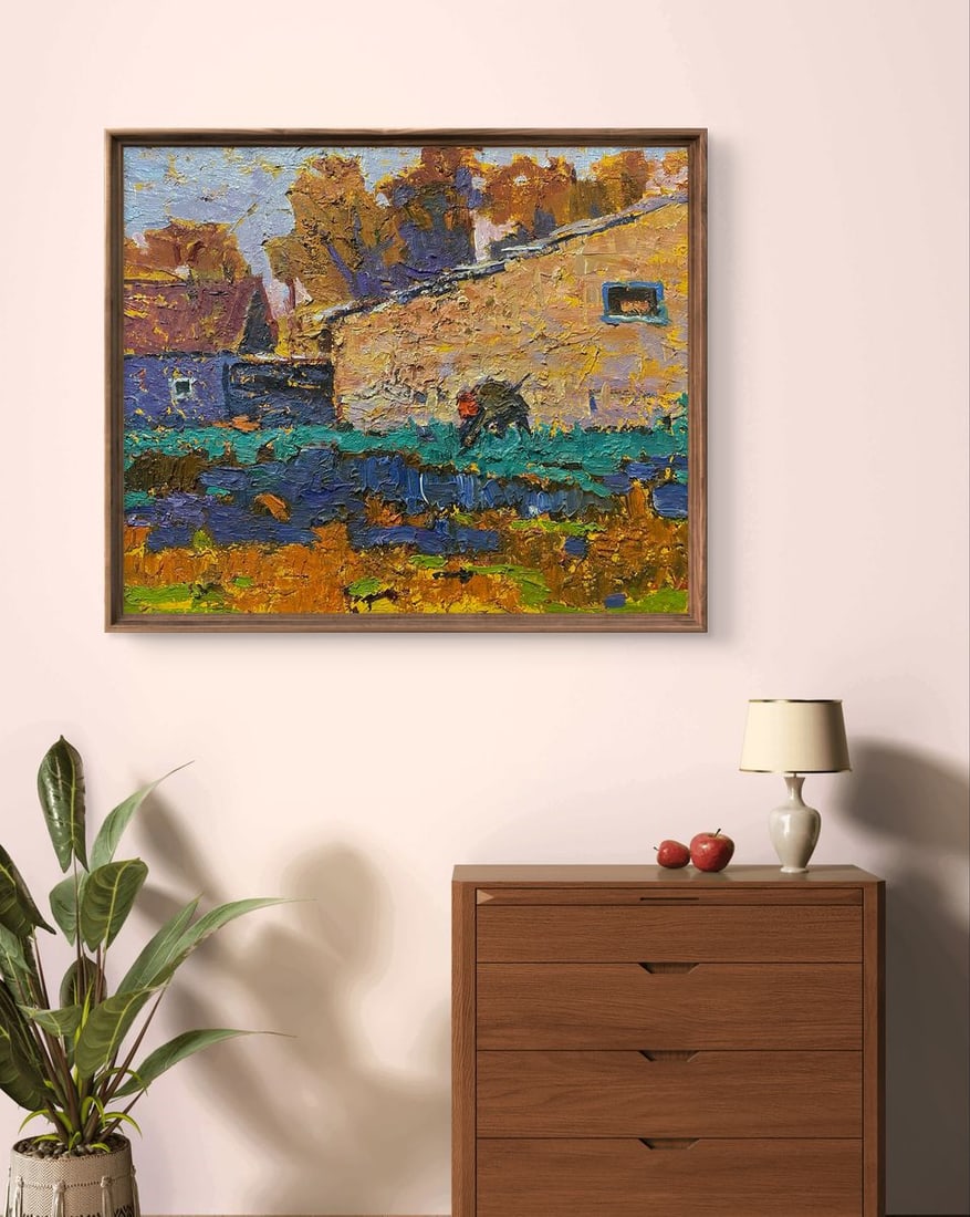 Oil painting Sunny day in the garden Oleksiy Ivanyuk - 3