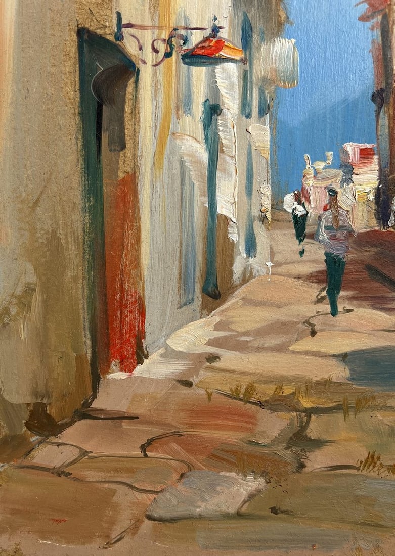Oil painting Old alley of the city Yuriy Suprunchuk - 7