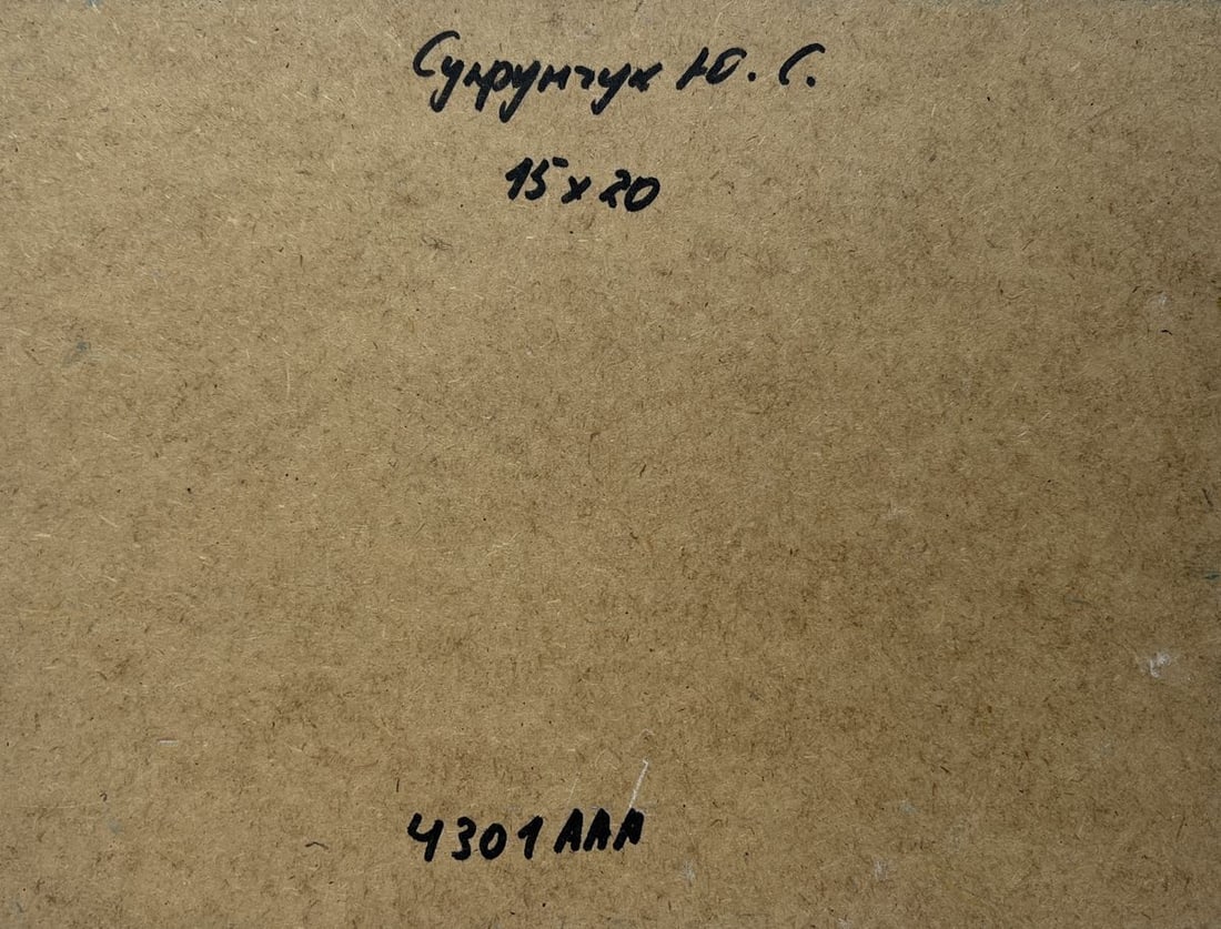 Oil painting Sunset glow over the rooftops Yuriy Suprunchuk - 8