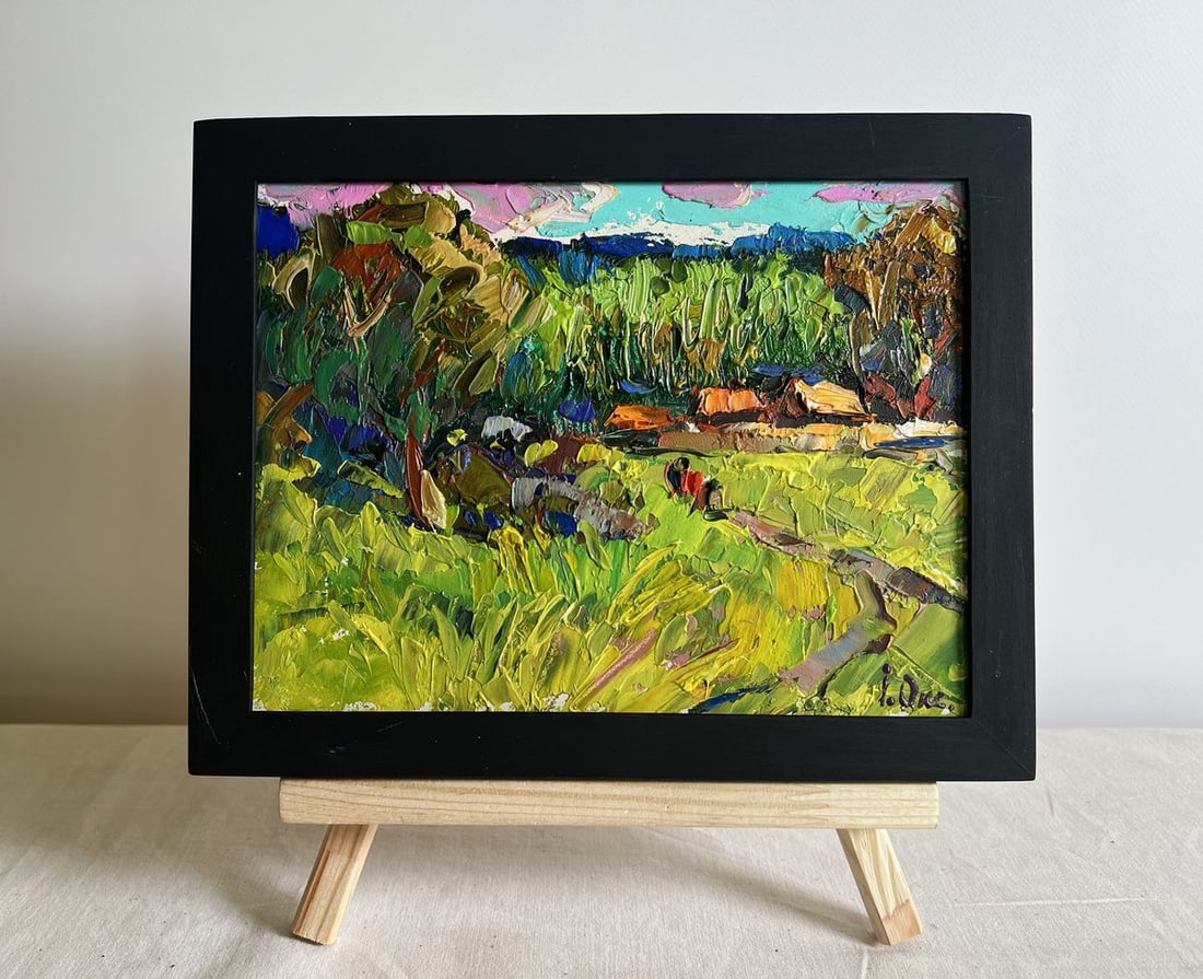 Oil painting The Road Home Oksana Kalenyuk (1 of 10)