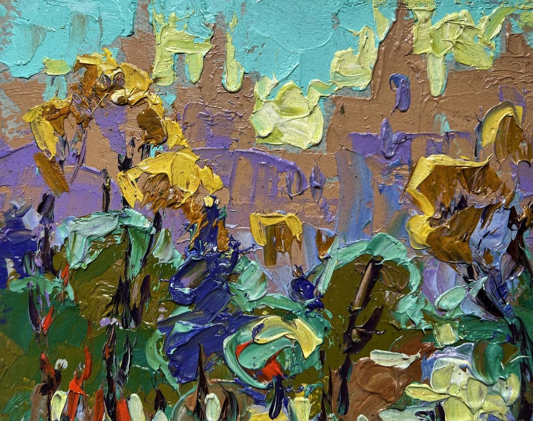 Oil painting Morning bustle of the city Alex Kalenyuk - 4