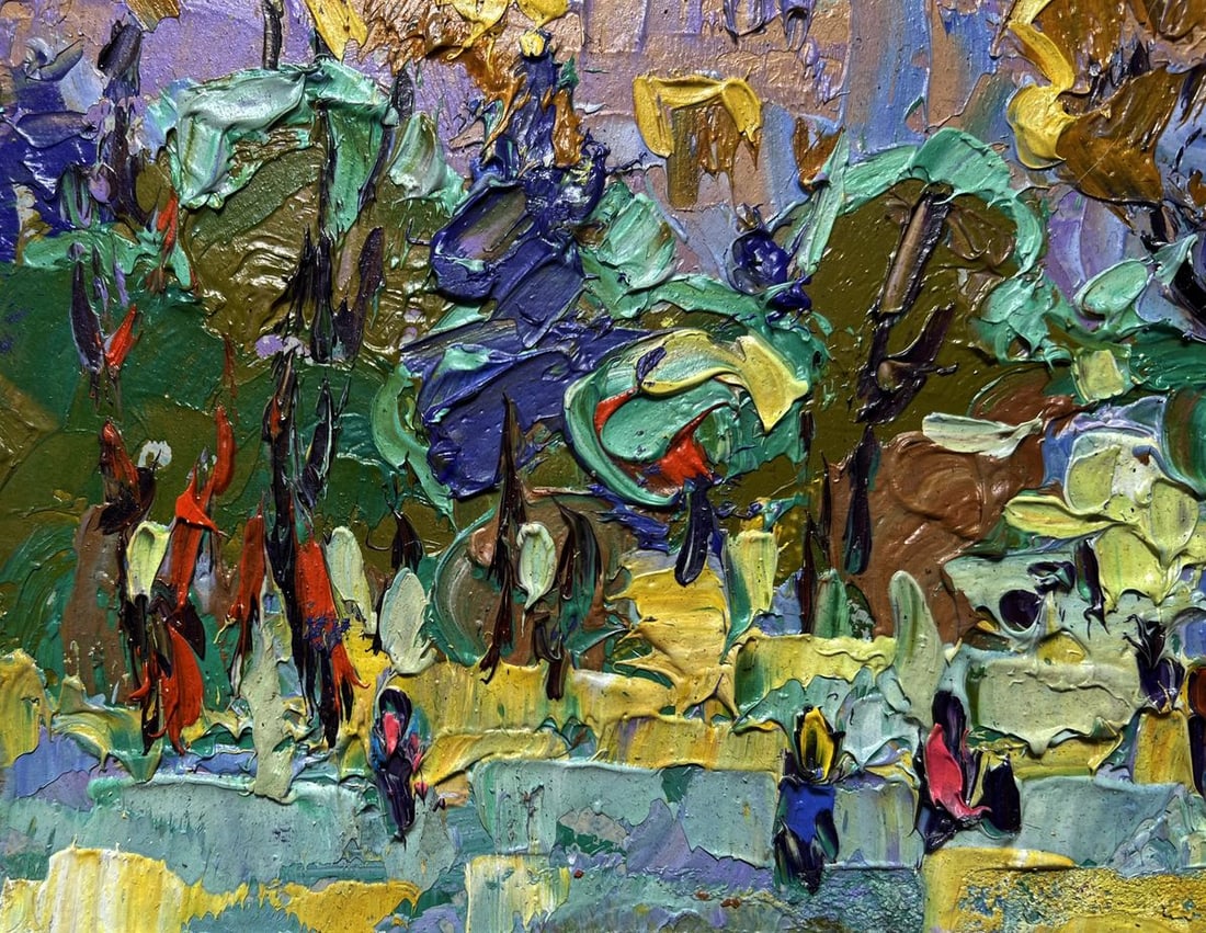 Oil painting Morning bustle of the city Alex Kalenyuk - 5