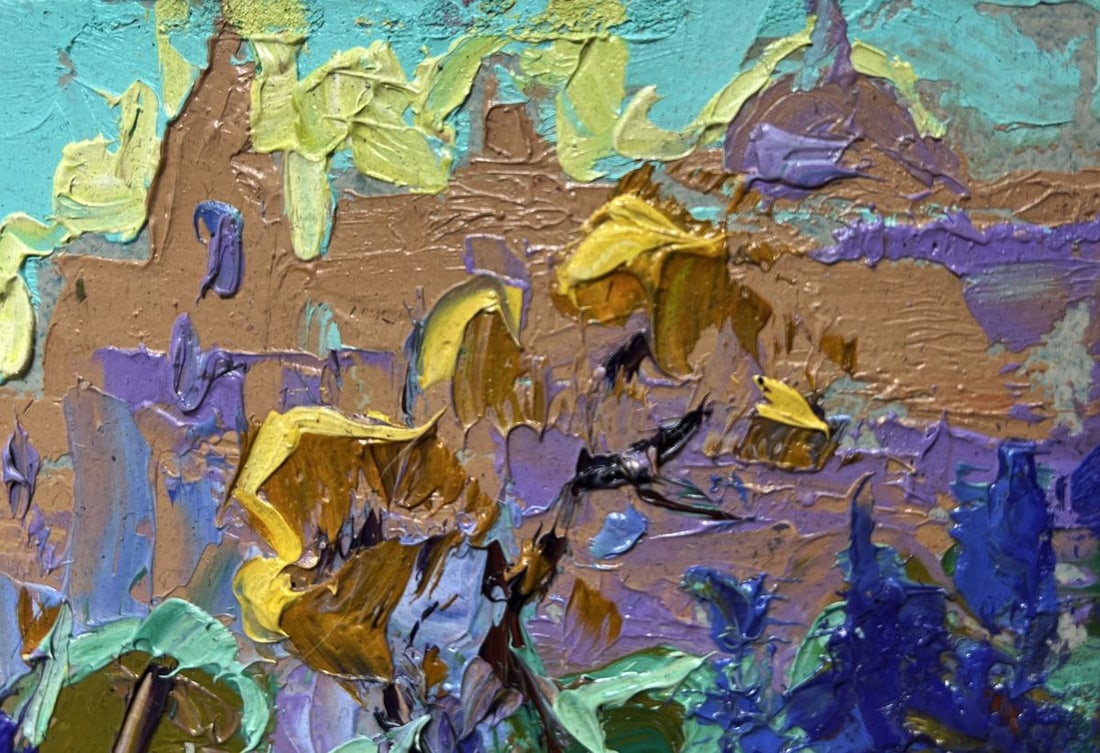 Oil painting Morning bustle of the city Alex Kalenyuk - 6