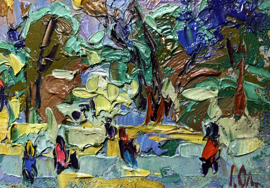 Oil painting Morning bustle of the city Alex Kalenyuk - 9