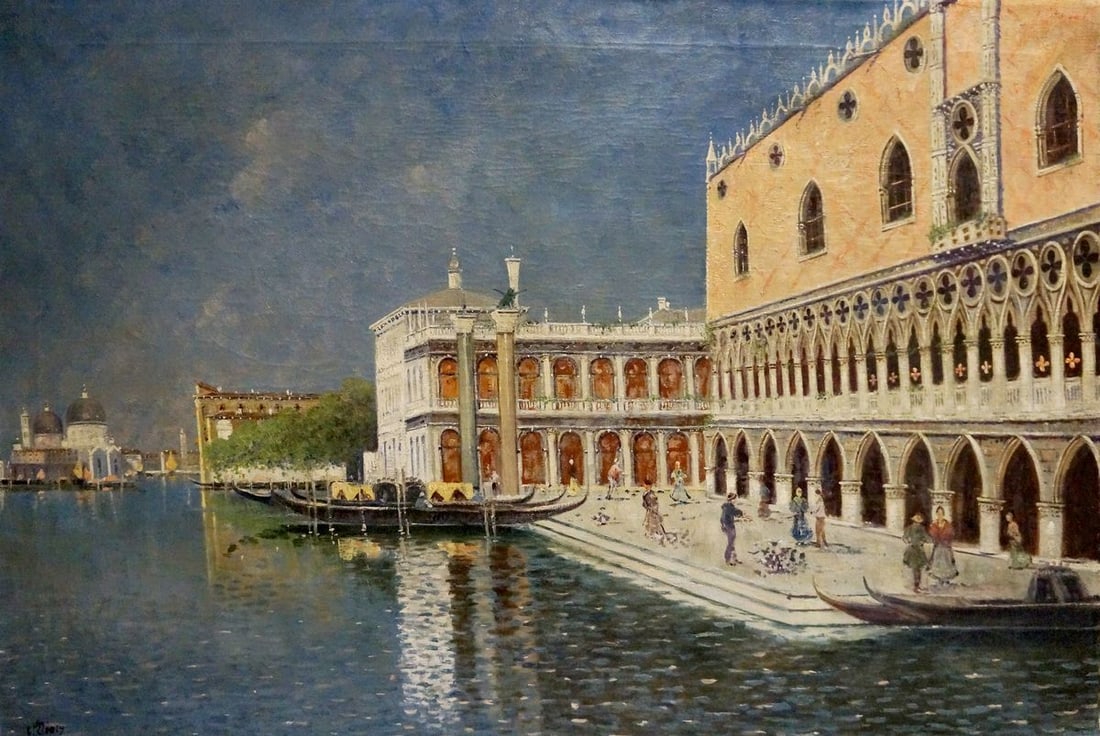 Oil painting Venice (1 of 8)