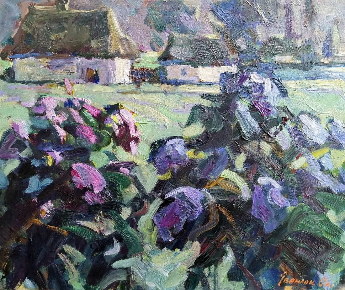 Oil painting In the garden Kalenyuk Alex: Title: Oil painting In the garden Kalenyuk Alex Description: NoKalen 139 *** ABOUT THIS PAINTING *** * TITLE: "In the garden" * ARTISTS: Kalenyuk Alex * SIZE: 60x50 cm/'23.62x19.68 inches' * MEDIUM: o