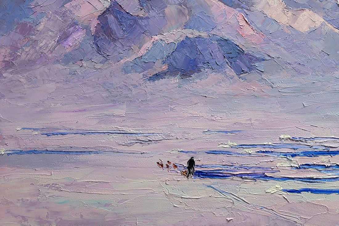 Oil painting Breath of the North Wind Boris Serdyuk - 6