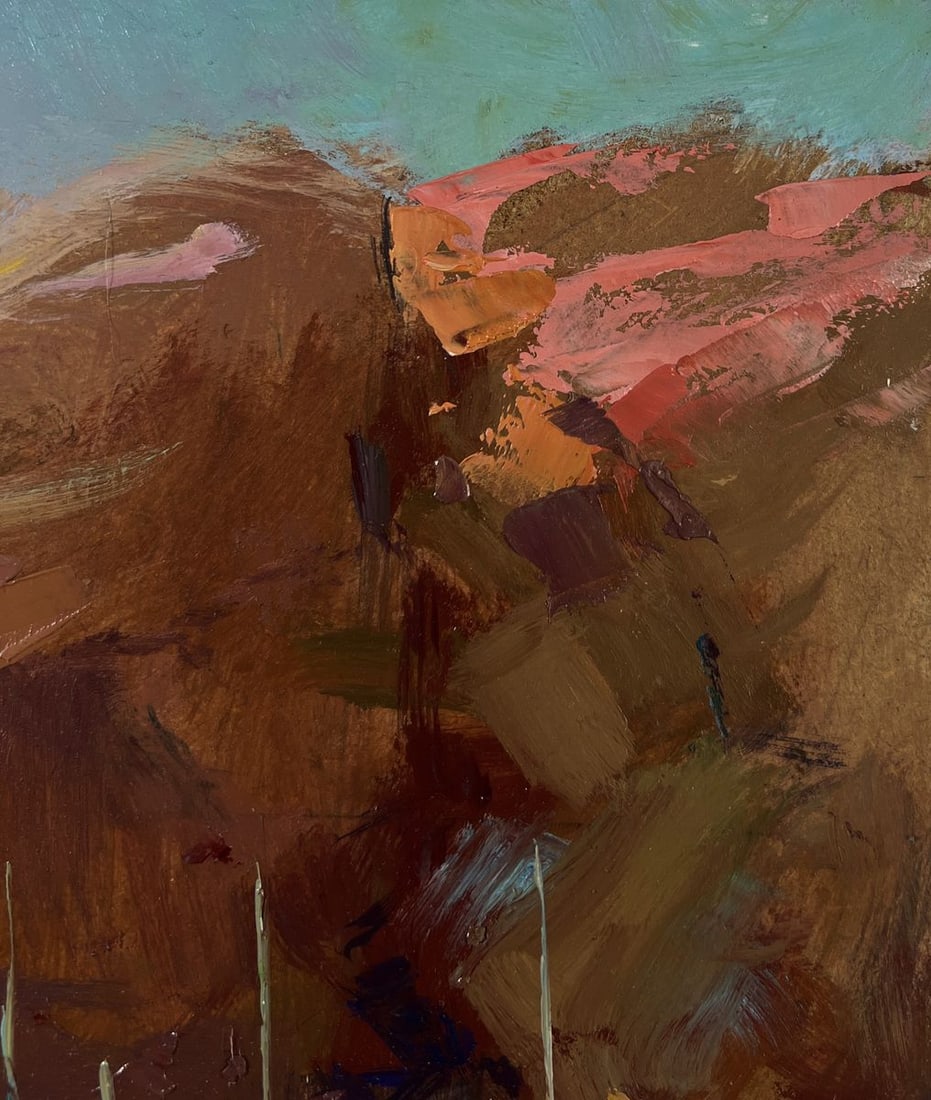 Oil painting Sails against the backdrop of mountains Yuriy Suprunchuk - 4