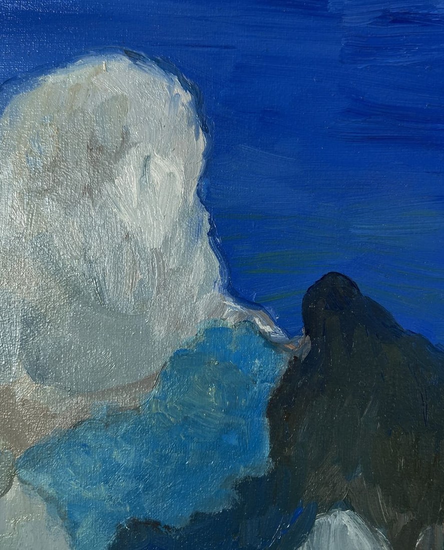 Oil painting Journey to the Mountains Unknown artist - 4