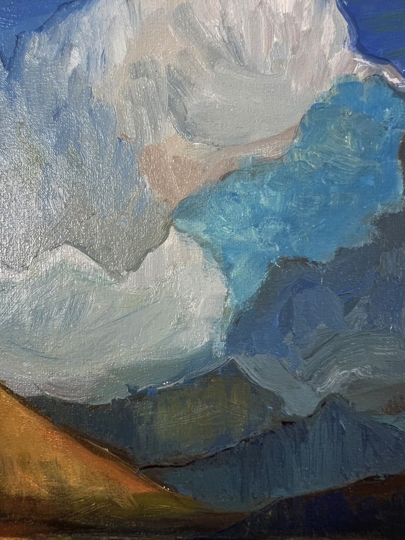 Oil painting Journey to the Mountains Unknown artist - 6