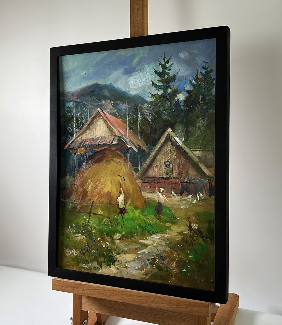 Oil painting House on the mountains Yuriy Suprunchuk - 2