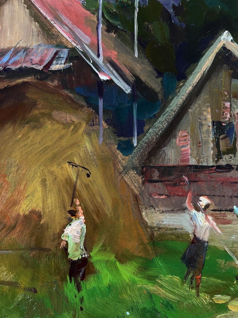 Oil painting House on the mountains Yuriy Suprunchuk - 6