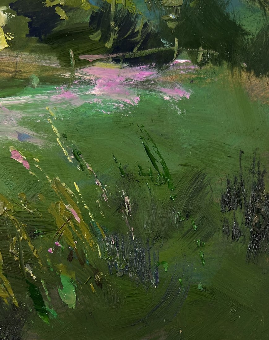 Oil painting Village in the mountains Yuriy Suprunchuk - 9