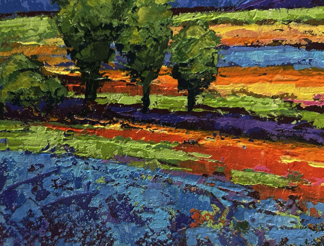 Oil painting Gentle pink sunset V. Zadorozhnya - 6