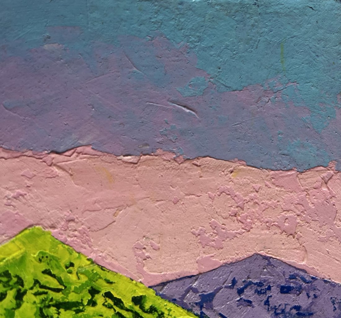 Oil painting Symphony of sunset over the mountains V. Zadorozhnya - 5