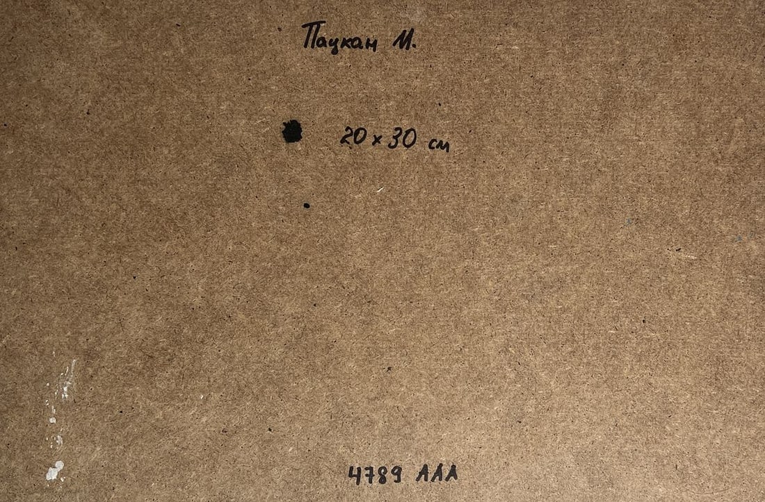 Acrylic painting In the winter mountains Mykhailo Patskan - 10