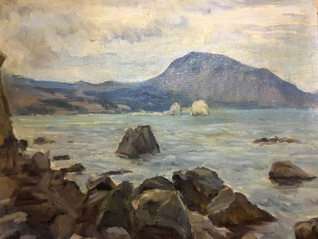 Oil painting Calm sea V. Nikitin - 2