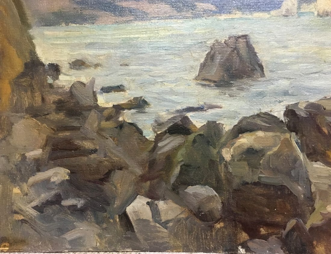 Oil painting Calm sea V. Nikitin - 4