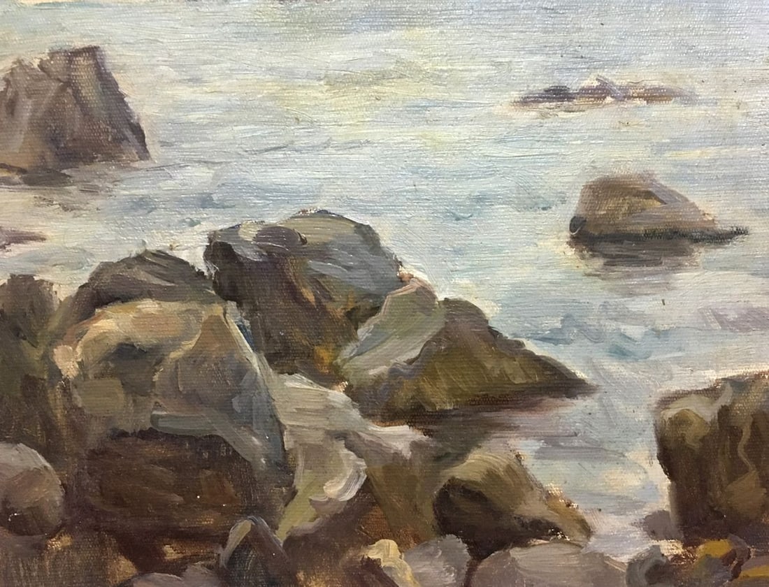 Oil painting Calm sea V. Nikitin - 5