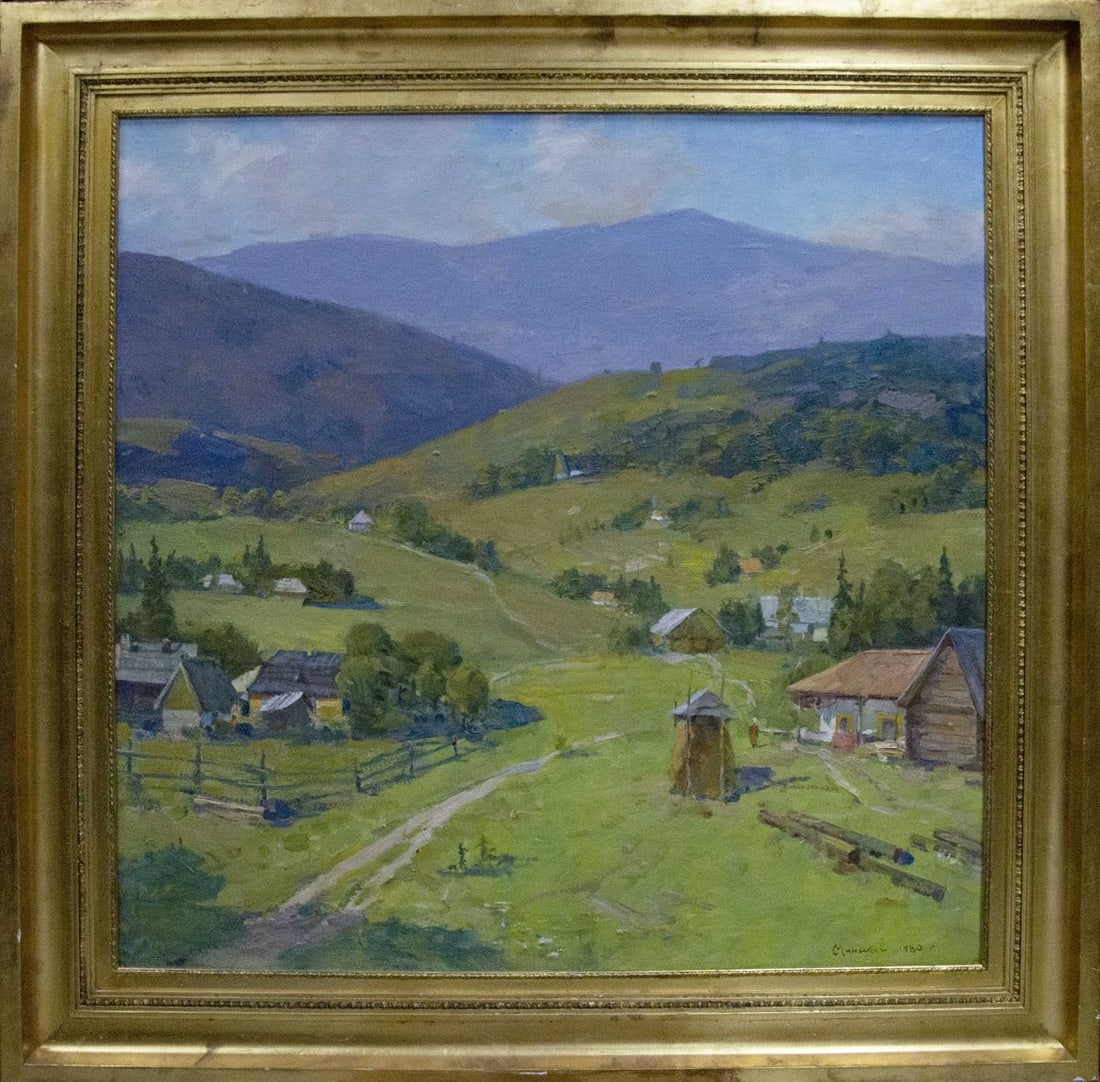 Oil painting Mountain landscape Minsky Grigory Semyonovich (1 of 9)