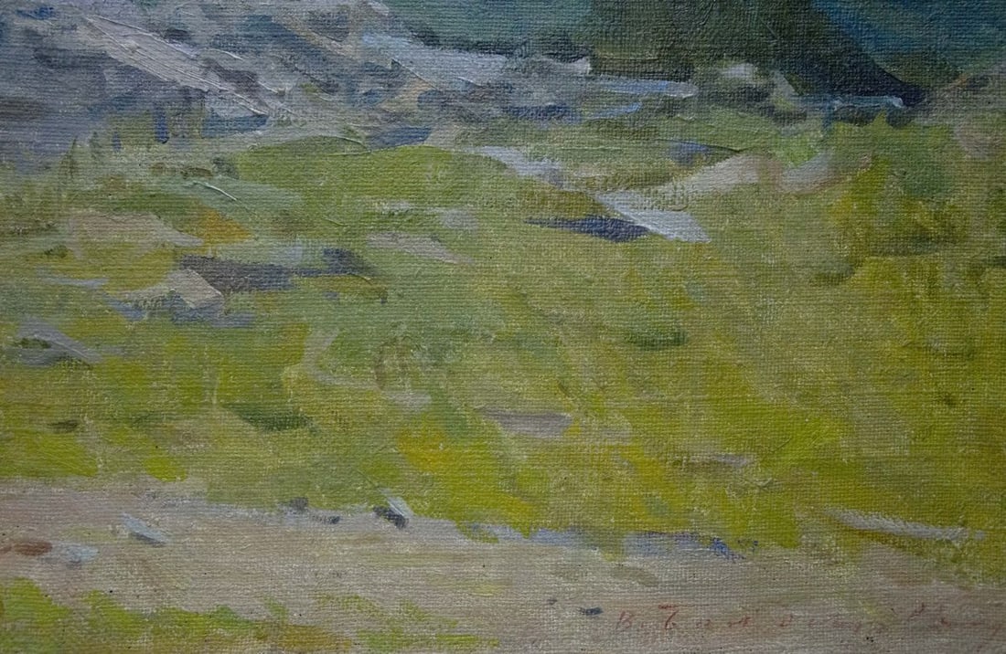 Oil painting Mountain landscape Bondarenko Vladimir Ivanovich - 4