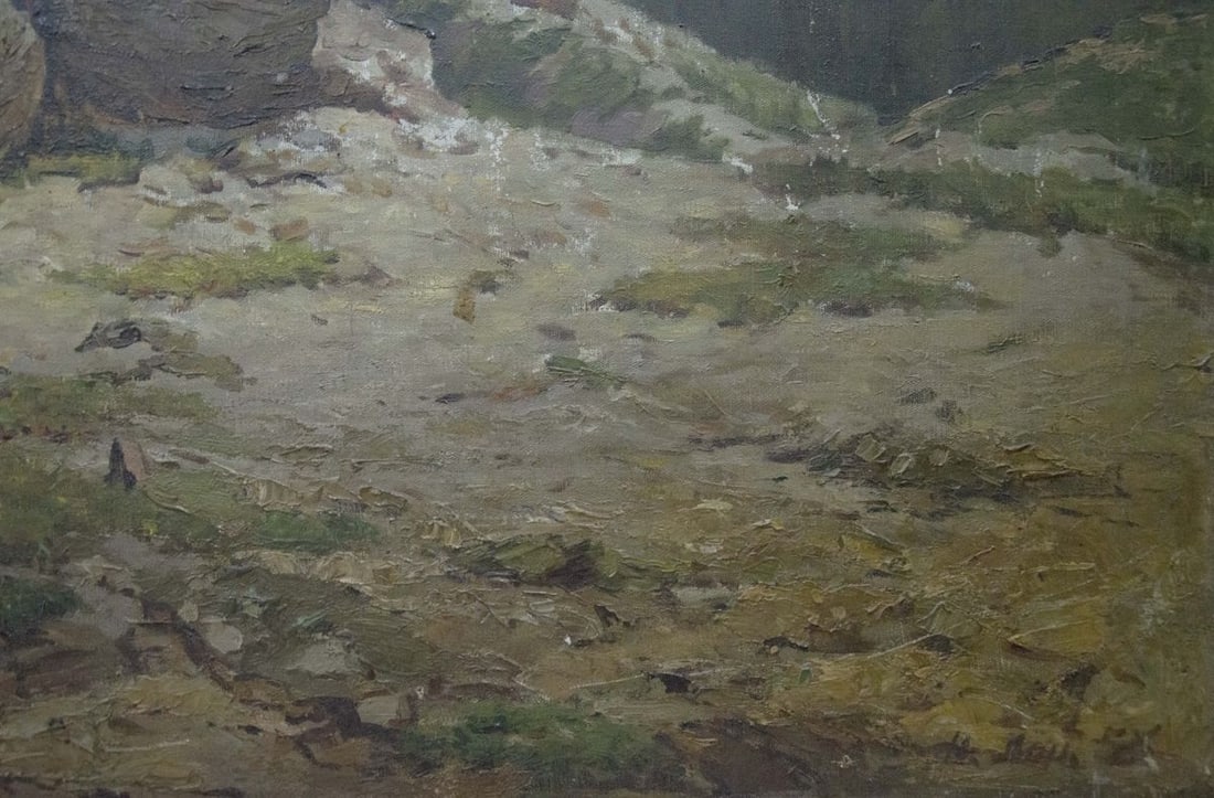 Oil painting Caucasus - 4