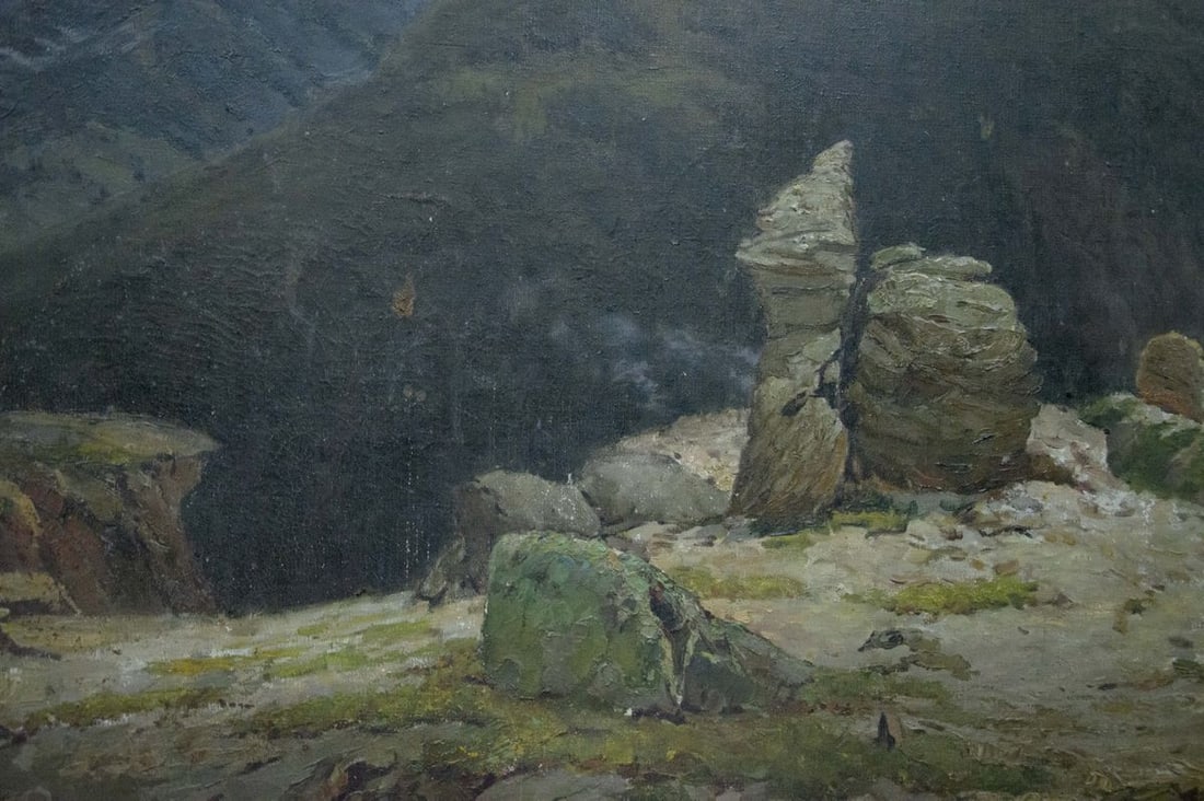 Oil painting Caucasus - 7