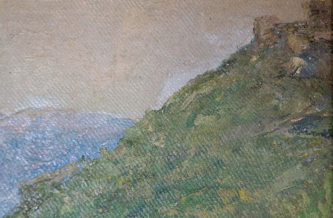 Oil painting Mountain landscape Paul Christiaan Bos - 5