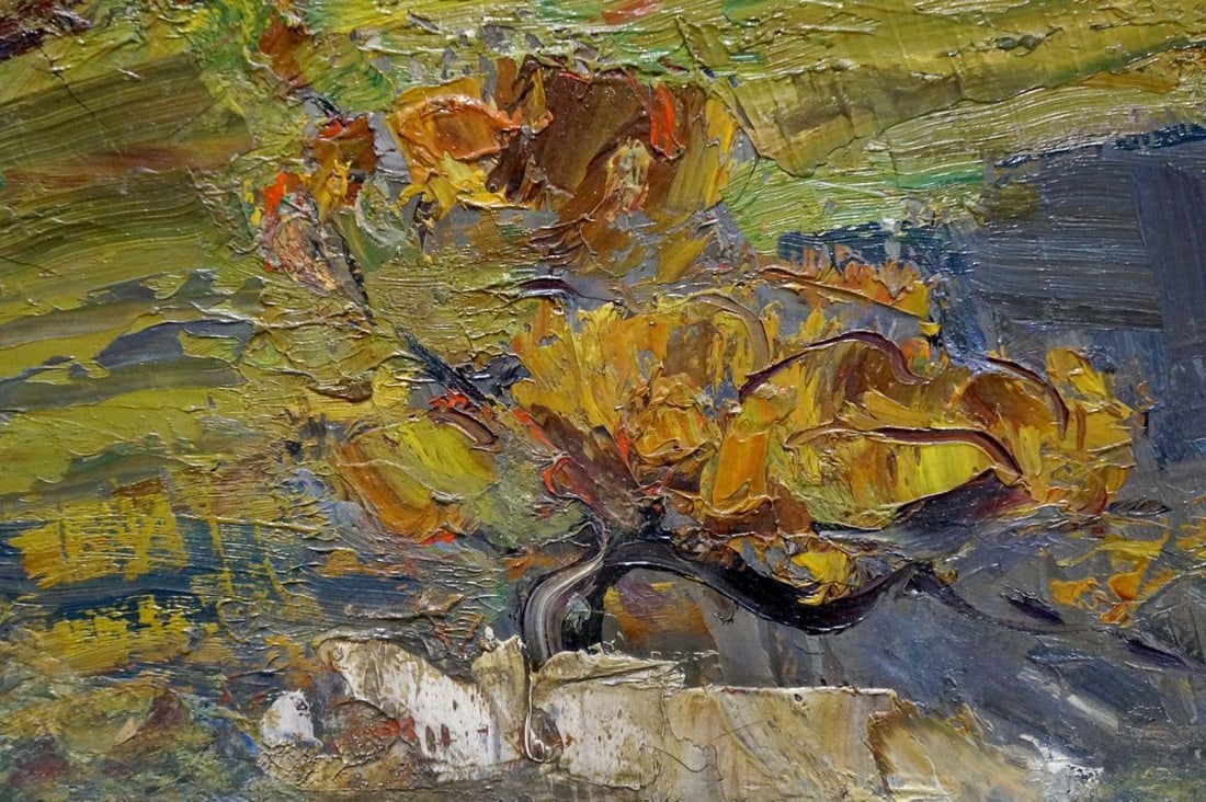 Oil painting Mountain landscape Stremsky Alexander Ivanovich - 2