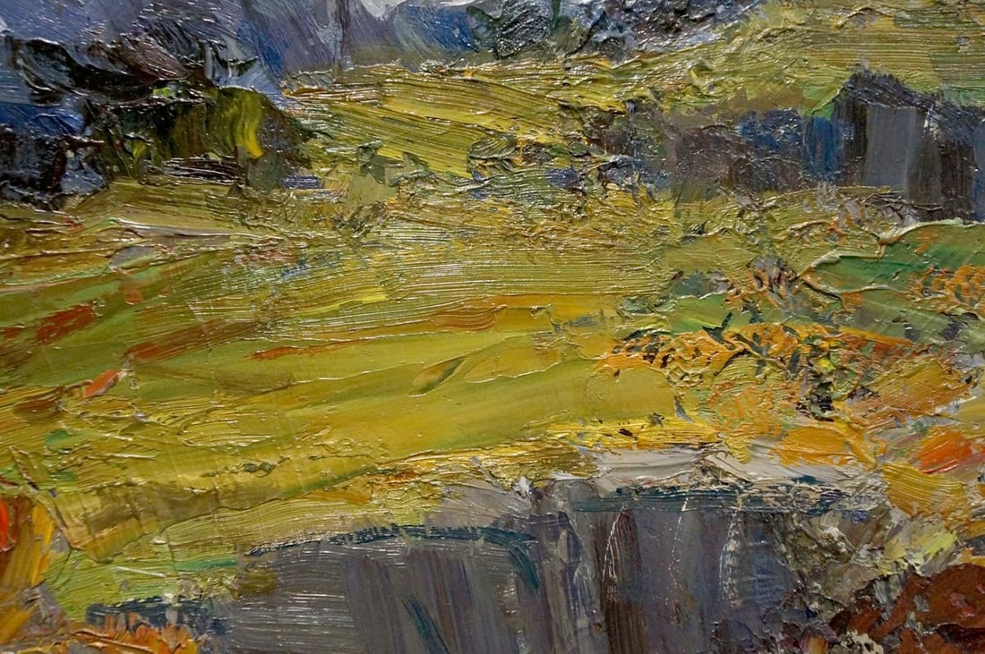 Oil painting Mountain landscape Stremsky Alexander Ivanovich - 6