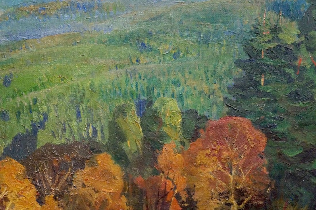 Oil painting Autumn in the mountains Ternovykh Vladimir Vasilievich - 6