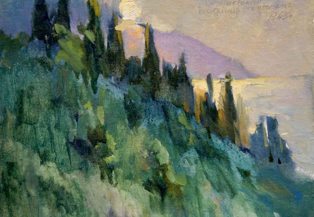 Oil painting Sunset Knishevsky Vladimir Leonidovich (1 of 8)