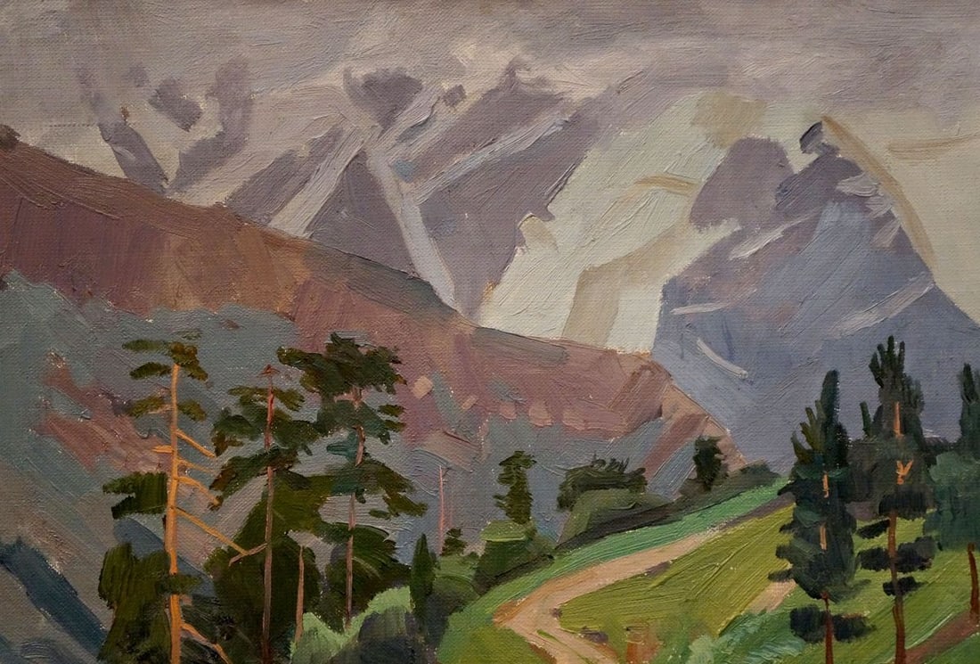 Oil painting Road to the mountains Chernikov Nikolay Vladimirovich - 4