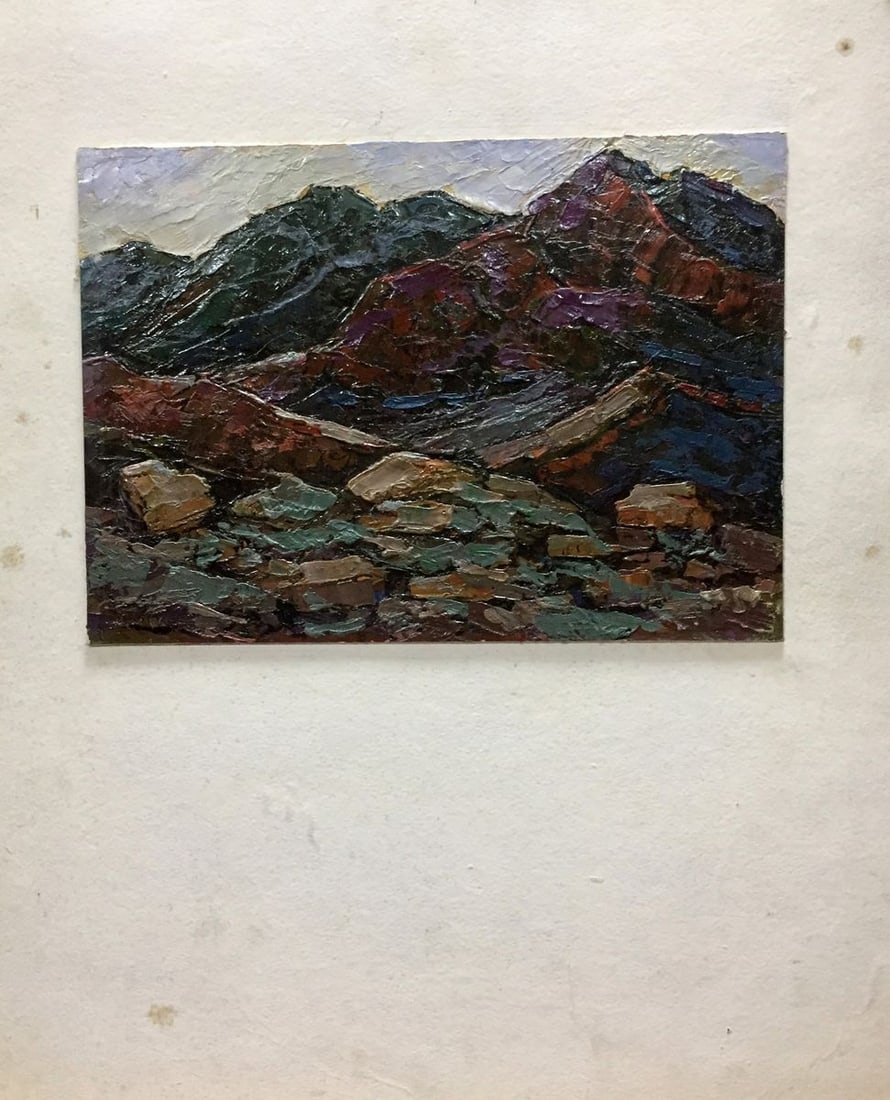 Oil painting Mountain Constantinople Adolf Markovich (1 of 10)