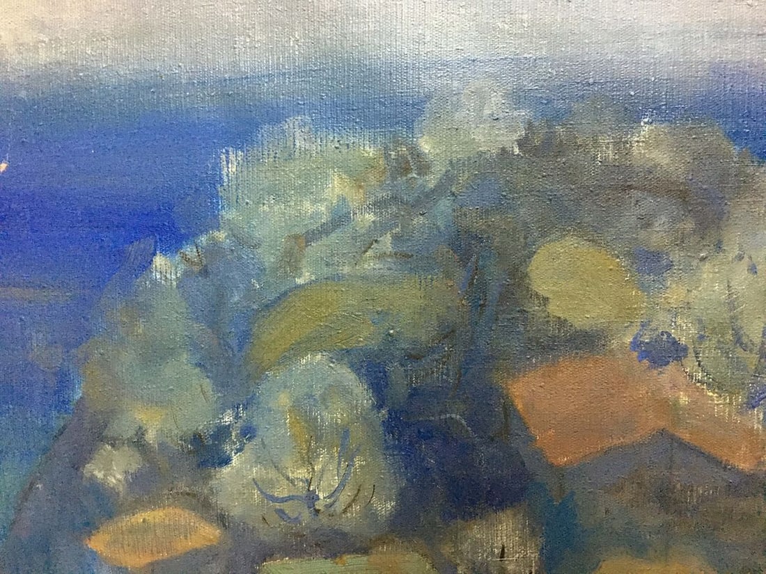 Oil painting View from the Bolgatur hill Rudakov M. Z. - 2