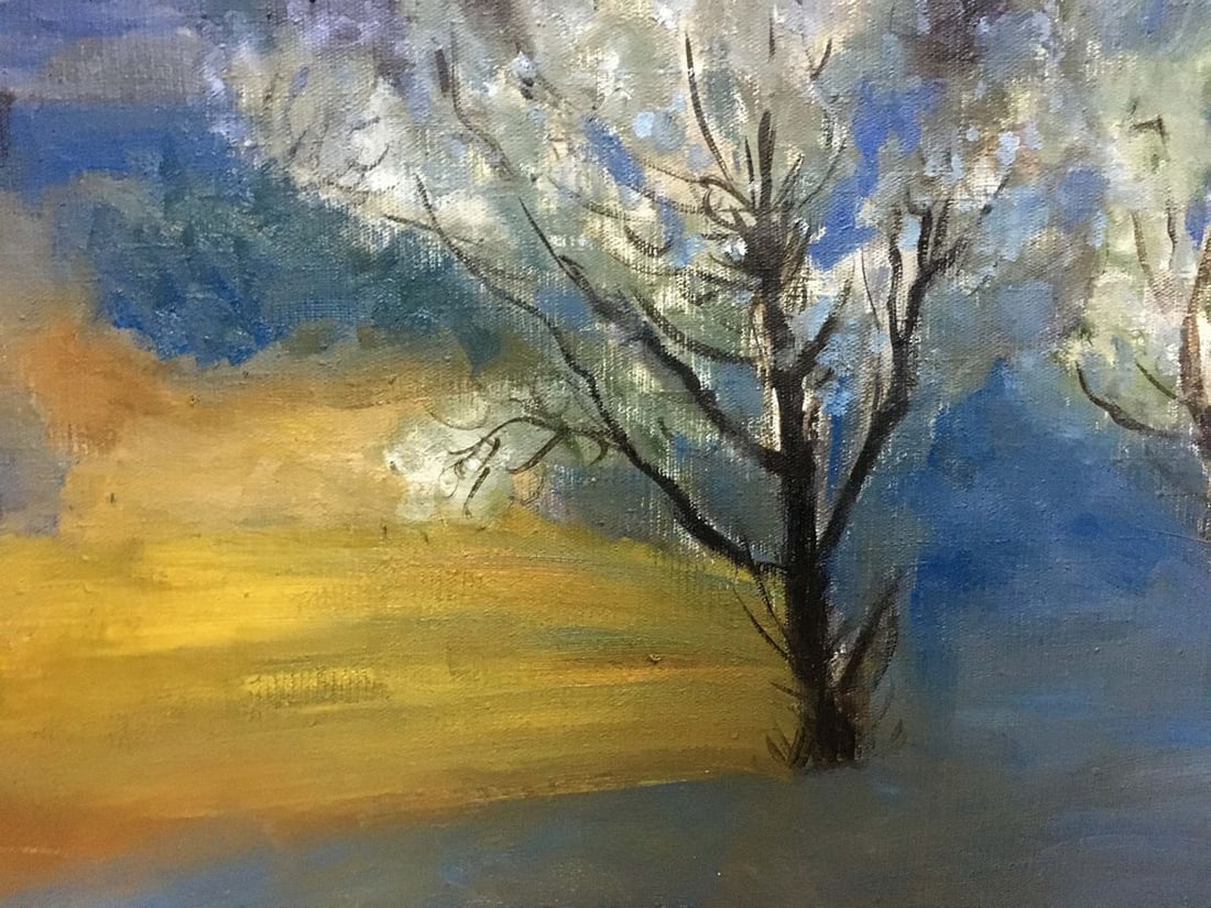 Oil painting View from the Bolgatur hill Rudakov M. Z. - 4