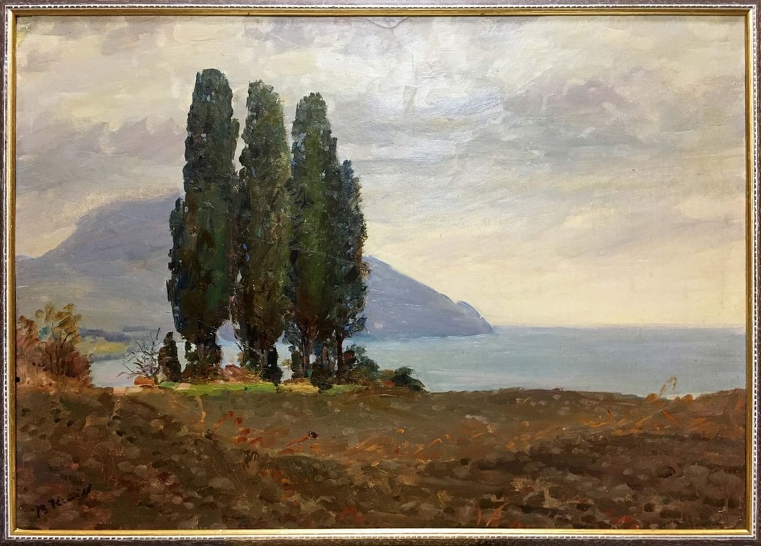Oil painting Shore landscape I. V. Kisil (1 of 10)