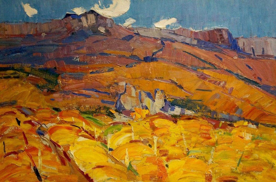 Oil painting Hot weather Stremsky Alexander Ivanovich: Title: Oil painting Hot weather Stremsky Alexander Ivanovich Description: NoVern 753 *** ABOUT THIS PAINTING *** * TITLE: "Hot weather" * ARTISTS: Stremsky Alexander Ivanovich * SIZE: 80x50 cm/'31.49x