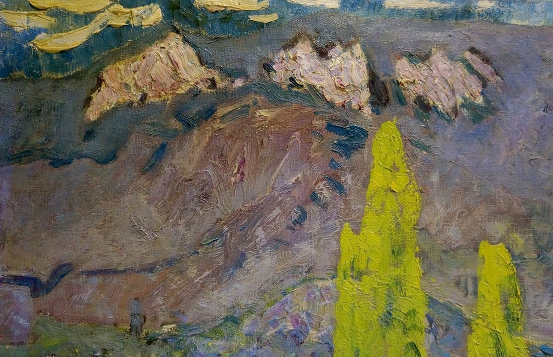 Oil painting Away mountains Tolochko Victor Ivanovich - 3