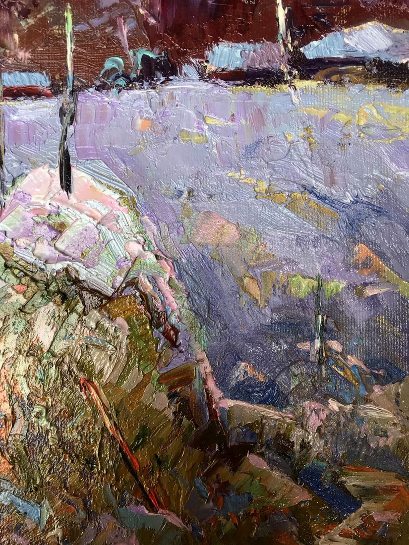 Oil painting Moonlit night Oksana Kalenyuk - 10