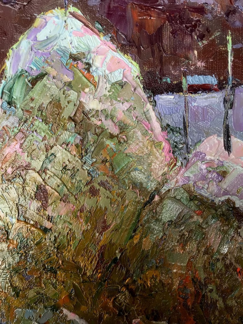 Oil painting Moonlit night Oksana Kalenyuk - 4