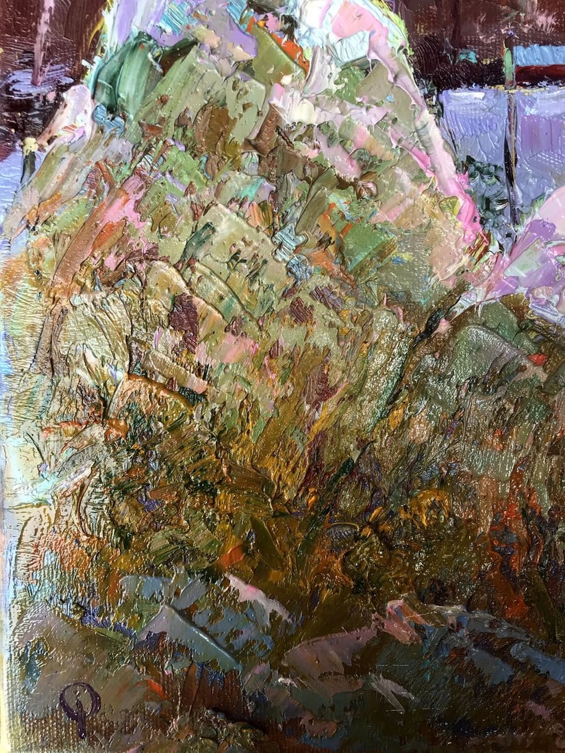 Oil painting Moonlit night Oksana Kalenyuk - 5