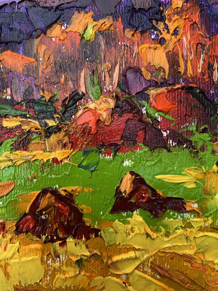 Oil painting After the rain Oksana Kalenyuk - 5